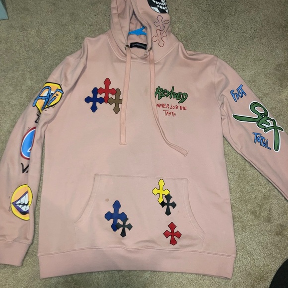 Chrome Hearts Pink Hoodie